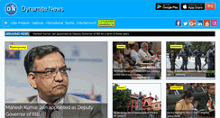 Desktop Screenshot of dynamitenews.com